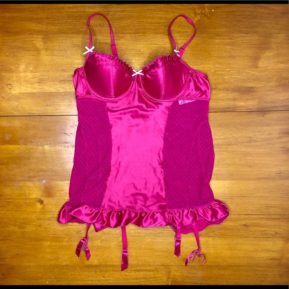 Victoria’s Secret Pink Garter Lingerie Size 34C - Picture 1 of 6
